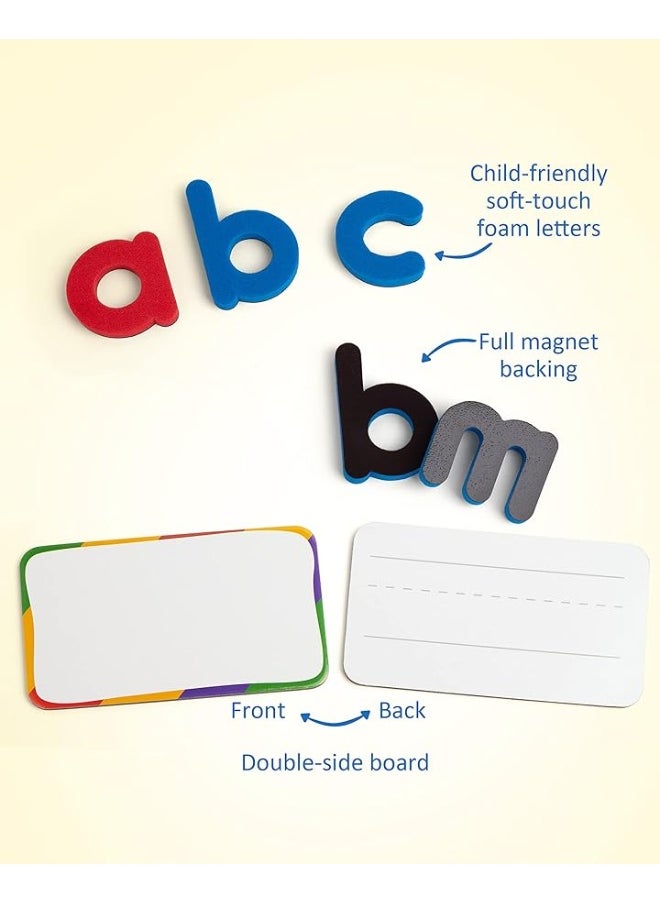 Coogam Coogam CVC Sight Words Magnetic Letters Flashcards, Short Vowel Spelling Game, Preschool Kids Learning Supplies, Montessori Educational Writing Reading Toy Gift for 3 4 5 Years Old  - Image 5