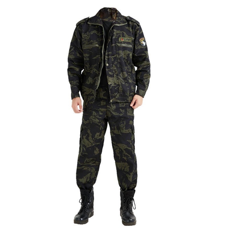 Outdoor Work Protection Clothing Winter And Summer Suit Winter Thickened Military Training Clothing Wear-Resistant Work Clothes For Men And Women Genuine Camouflage Clothing Suit - Image 1