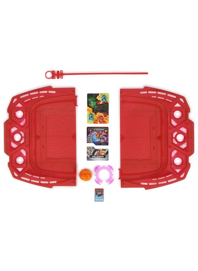 BAKUGAN Bakugan Brawl Zone Compact Playset with Special Attack Dragonoid, Customizable Action Figure, Trading Cards, Kids Toys for Boys and Girls 6 and up  - Image 5