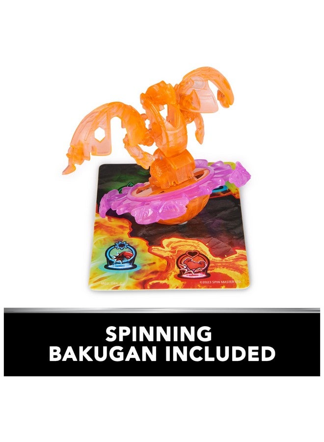 BAKUGAN Bakugan Brawl Zone Compact Playset with Special Attack Dragonoid, Customizable Action Figure, Trading Cards, Kids Toys for Boys and Girls 6 and up  - Image 2