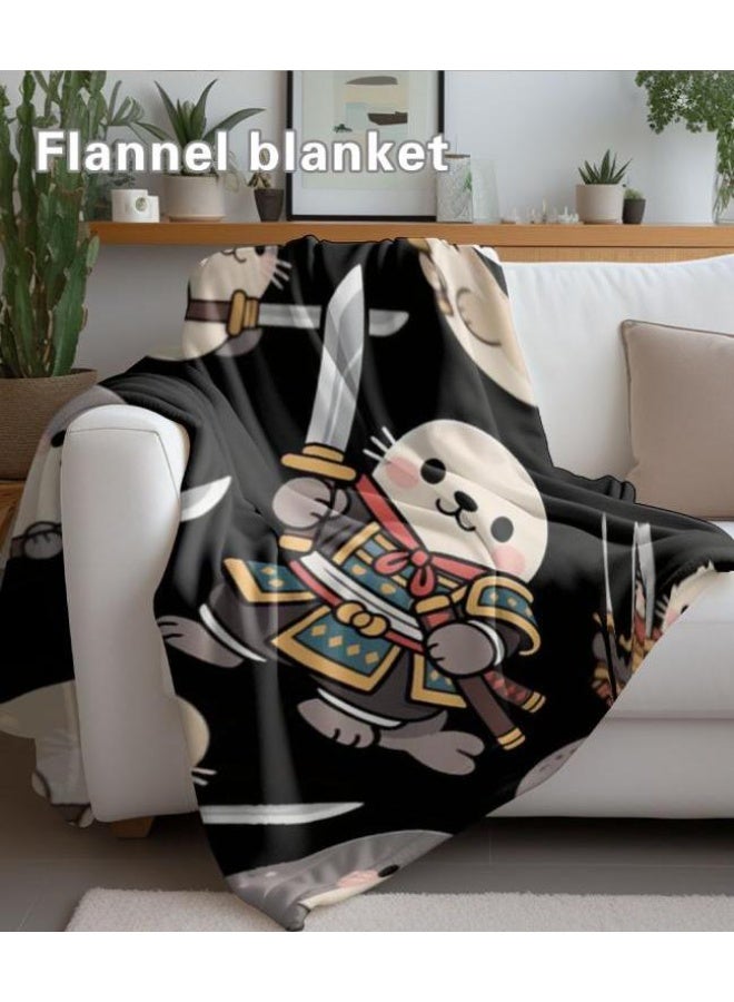 عام بطانية رقيقة من الفانيلا الكرتونية للأطفال أو الطلاب (دافئة ومريحة ومناسبة للنوم والألعاب) 100 سم * 150 سم - 849 - Image 4