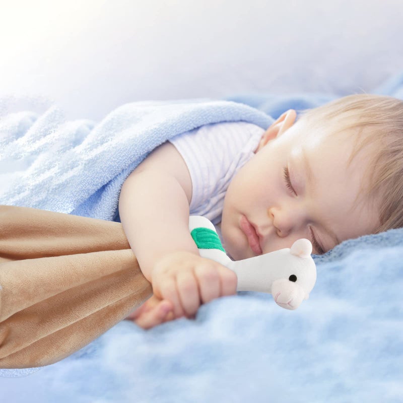 Pro Goleem Llama Security Blanket Soft Loveys for Babies Boys and Girls Newborn Lovie Infant Blankie Llama Baby Snuggle Toy Stuffed Animal Baby Gifts 14 Inch - Image 2