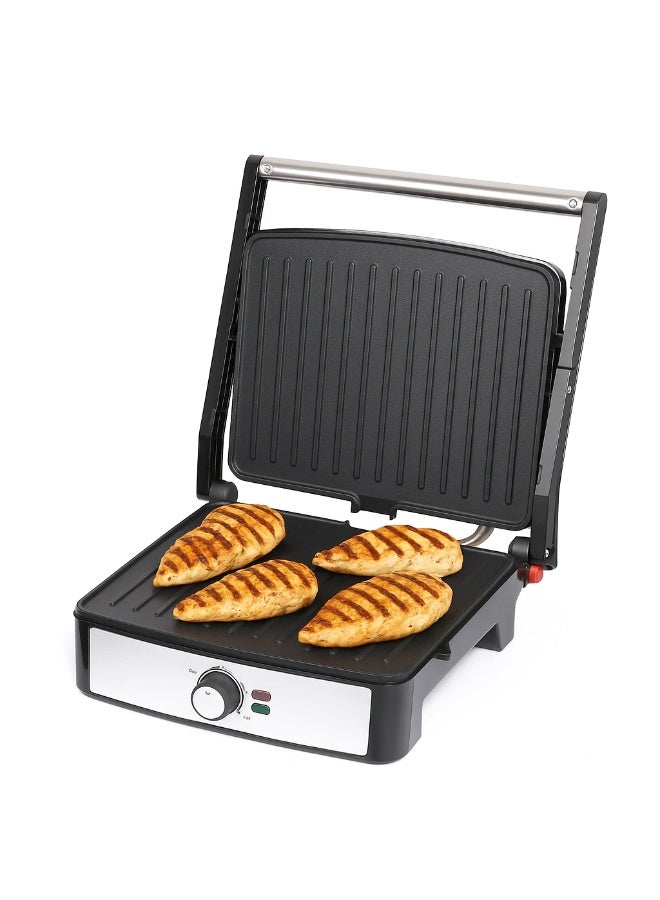 آر إيه أف شواية كهربائية RAF بقوة 2200 واط - شواية غير لاصقة مع درجة حرارة قابلة للتعديل وأطباق سهلة التنظيف لشرائح اللحم والشواء والسندويشات - Image 1