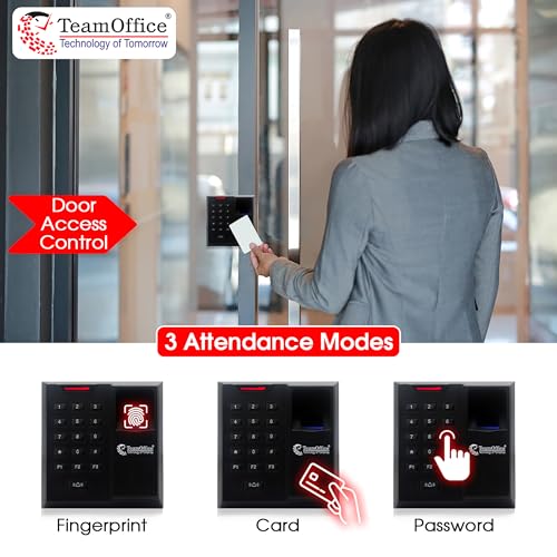 Team Office Z101N Stand-Alone Access Control System(Fingerprint+Card+PWD) - Image 5