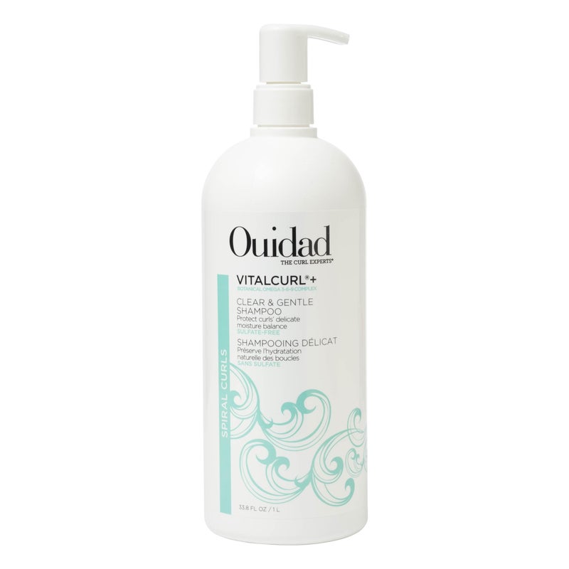 OUIDAD Vitalcurl Clear  Gentle Shampoo Liter Size 338 oz