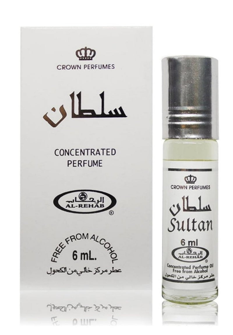 Alrehab Al-Rehab Sultan Concentrated Perfume Oil, 0.2 Ounce / 6ml - Image 2