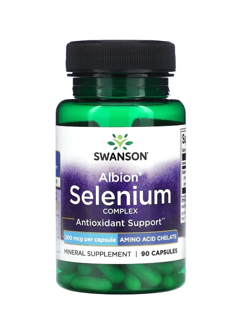 سوانسون ألبيون سيلينيوم كومبلكس 200 ميكروجرام، 90 كبسولة - Image 1