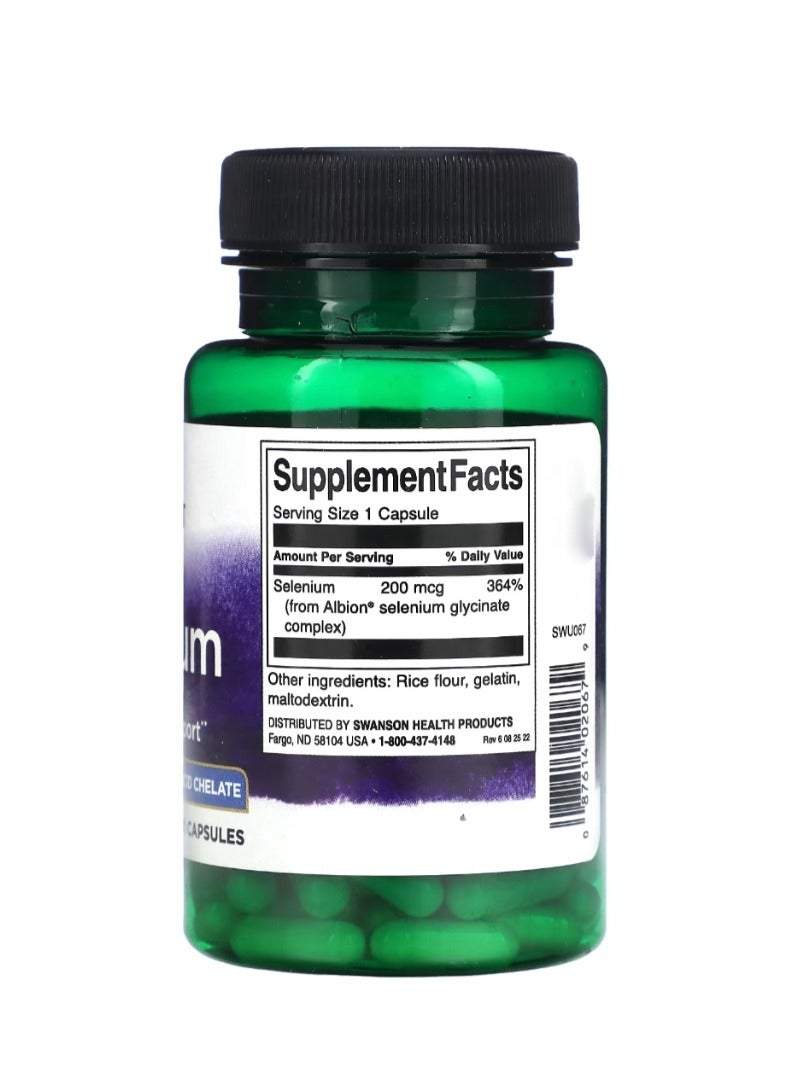 سوانسون ألبيون سيلينيوم كومبلكس 200 ميكروجرام، 90 كبسولة - Image 2