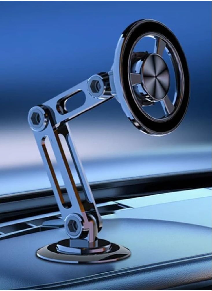 JAJEEK "NEW Universal 360° PRO Magnetic Suction Car Phone Holder with Adjustable Arm – Black" - Image 1