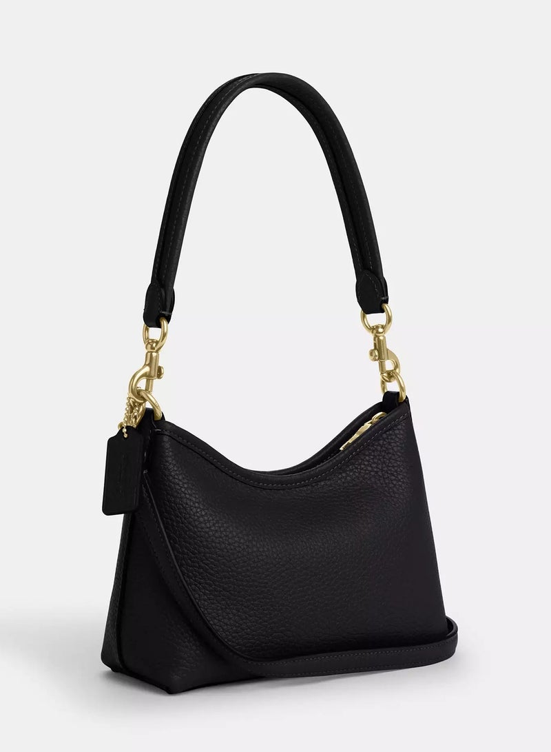 coachoutlet Coach Laurel Shoulder Bag Small, Women's Cross Body Bag, Women's Hand Bag, Women's Shoulder Bag, Women's Travel Bag, Black-20cm - Image 2