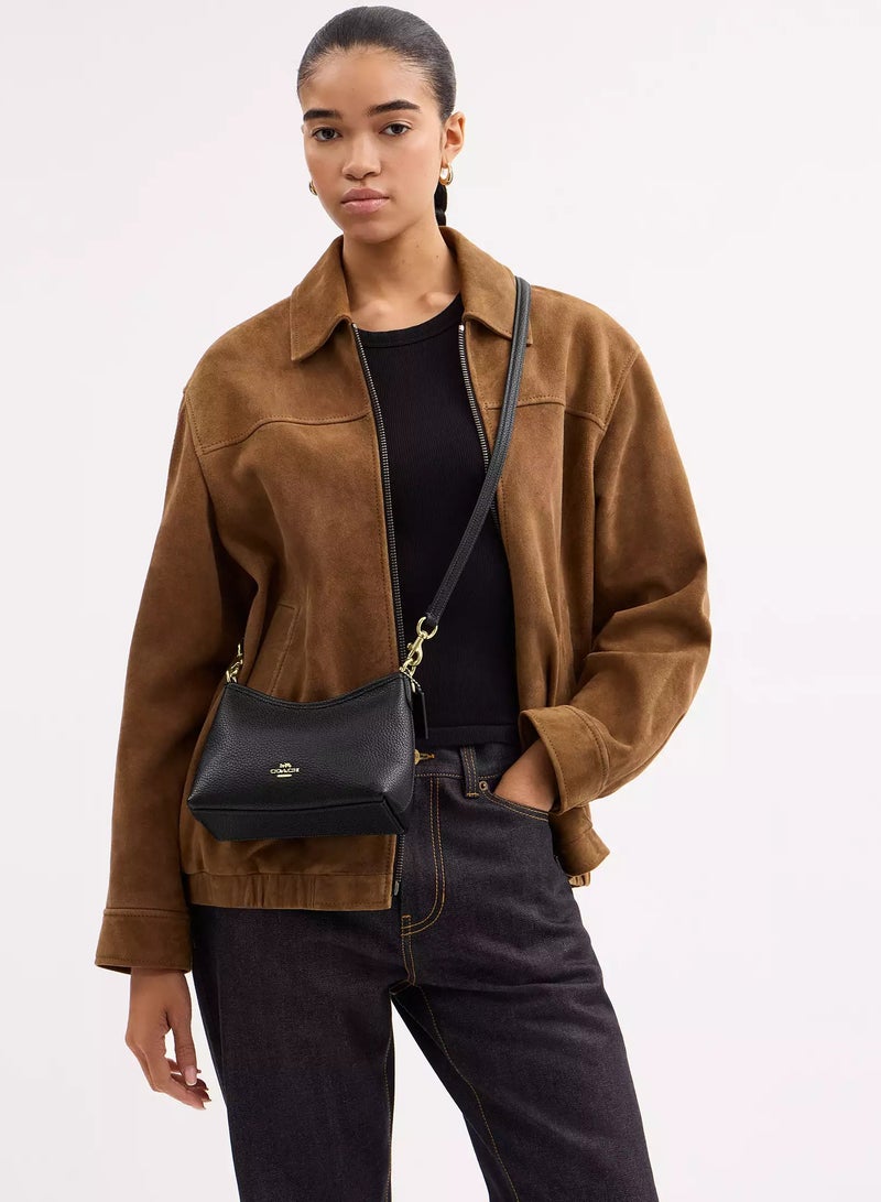 coachoutlet Coach Laurel Shoulder Bag Small, Women's Cross Body Bag, Women's Hand Bag, Women's Shoulder Bag, Women's Travel Bag, Black-20cm - Image 4