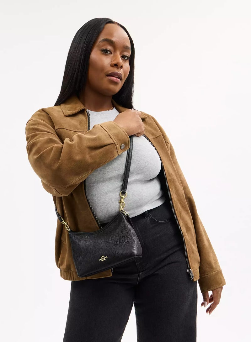 coachoutlet Coach Laurel Shoulder Bag Small, Women's Cross Body Bag, Women's Hand Bag, Women's Shoulder Bag, Women's Travel Bag, Black-20cm - Image 5