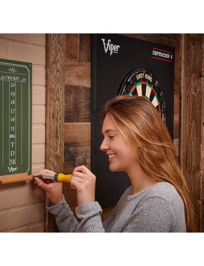 Viper by GLD Products لوحة تسجيل فايبر: كريكيت وألعاب السهام 01، أخضر، 15.5 بوصة ارتفاع × 8 بوصة عرض - Image 4
