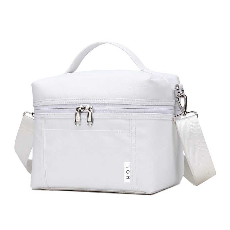 NOL Natural Organic Lifestyle Insulated Lunch Bags for Women Cooler Bag Lightweight Nylon Waterproof Lunch Box For Work