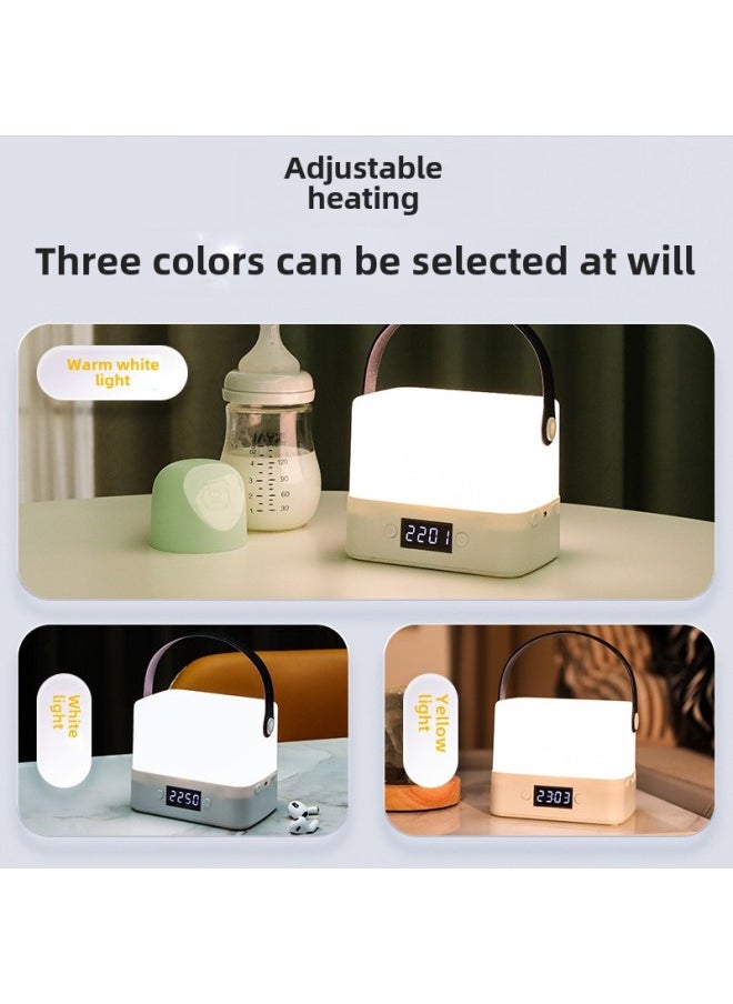 Generic - Remote Control LED Night Light Rechargeable Lighting Bedroom Bedside Sleeping Table Lamp With Sleeping Soft Light Timing Long Endurance-Light Source Power:5W-Light Color:2400 MA Three-color Warm White White Light Yellow Light - Image 1