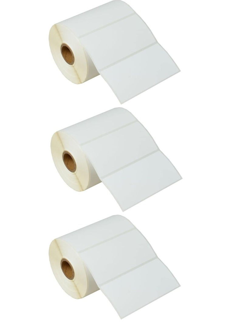 Terabyte ملصقات باركود حرارية مباشرة 4"X2" - ملصقات شحن - 750 ملصق في لفة متوافقة مع طابعات زيبرا - Image 2