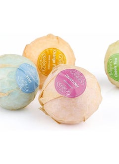 Bath Bombs 6-Piece Organic Bath Bomb Gift Set, Infused With Natural Essential Oils, Enjoy A Soothing Spa Experience, 60 Grams  - Image 3