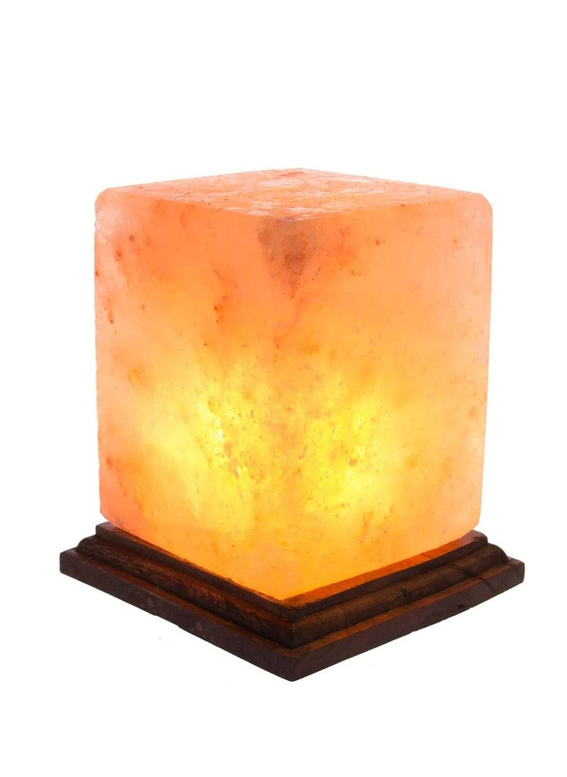 Organic Secrets - Organic Secrets Himalayan Pink Salt Cube Lamp - Image 1