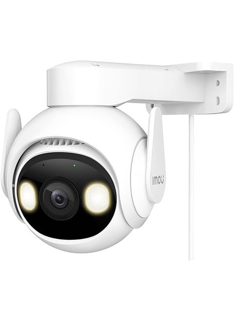 Outdoor Security Camera with AI Human & Vehicle Detection,3K FHD Pan/Tilt Wi-Fi Camera, IP66 Weatherproof，Full Color Night Vision,Active Deterrence with 2-Way Talk, Smart Tracking Cruiser2 5MP