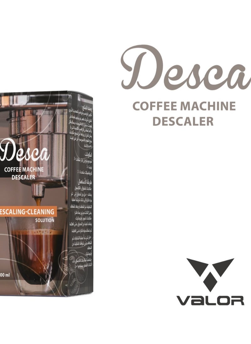 Valor DesCa Coffee Machine Descaler Cleaning Solution, 100ml  - Image 3