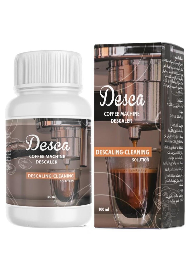 Desca Coffee Machine Descaler Cleaning Solution, 100ml - Image 1