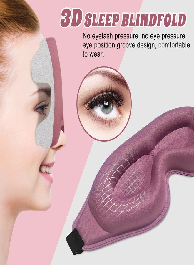 Clbxzwc 3D Advanced Eye Mask for Sleeping, Ultra Delicate Soft Skin Friendly Eye mask,100% Blackout Sleep Eye Mask for Sleep, Eyelash Extension Sleep mask, Sleeping Eye Masks for Men and Women - Image 2