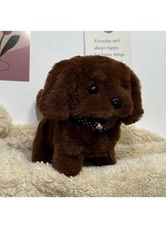 Generic Children's Toys Dogs Can Walk And Call Babies Electric Plush Puppies Adorable Boys And Girls Free Shipping-Color:Labrador Rice Dumpling-Specification:Rechargeable Battery + Charger + Traction Rope + Bell [70% Of People Chose]  - Image 1