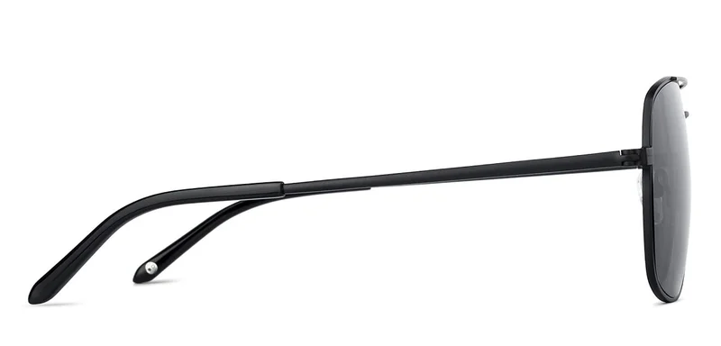John Jacobs JJ Tints Full Rim Square Frame Polarized &amp; UV Protected Sunglasses JJ S12829 - 59mm - Black