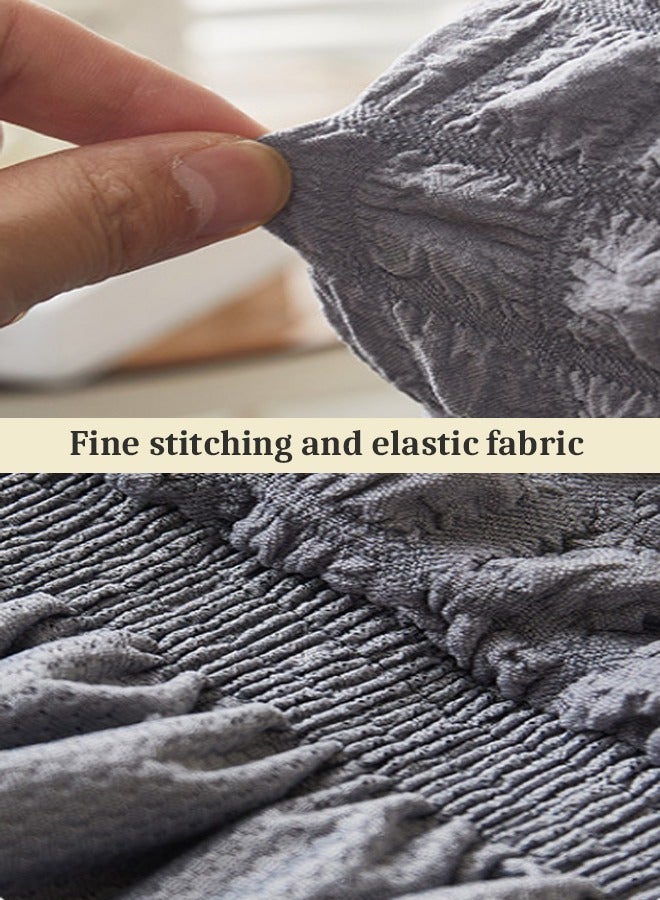 Bukela 4/6-Piece Chair Covers, Stretchable Chair Covers, Dining Room Chair Covers with Long Skirt, Chair Protector, Soft Touch Seat Covers for Dining Room Banquet Party Home Decoration - Image 3