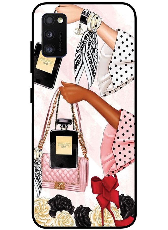 EYE CATCH Protective Case Cover For Samsung Galaxy A41 Smart Series Printed Protective Case Cover for Samsung A41 Girl Items  - Image 1