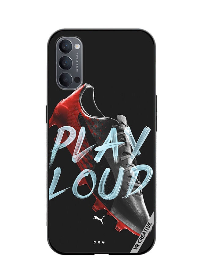VR CREATIVE Protective Case Cover For Oppo Reno4 Pro 5G Play Loud Design Multicolour - Image 1