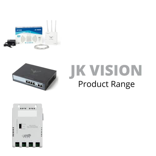 JK Vision 100M 8 Port PoE Switch JKV-PS-082M POE Injector Switch 10 Ports (2 uplink 8 Camera POE) 10/100mbps Compatible with J.K.Vision - Image 4