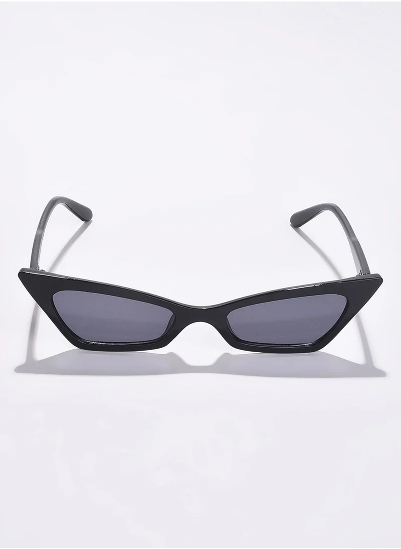 صوص هاوت Black Lens Black Cateye Sunglasses