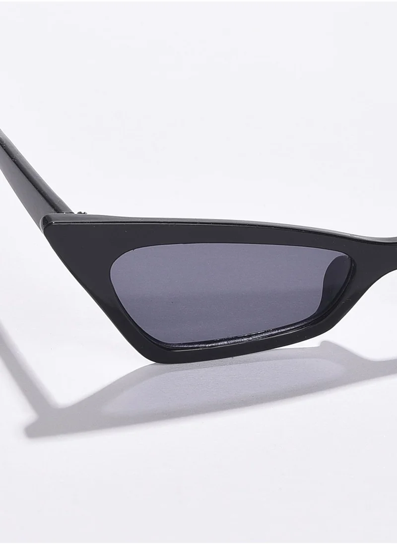 Haute Sauce Black Lens Black Cateye Sunglasses