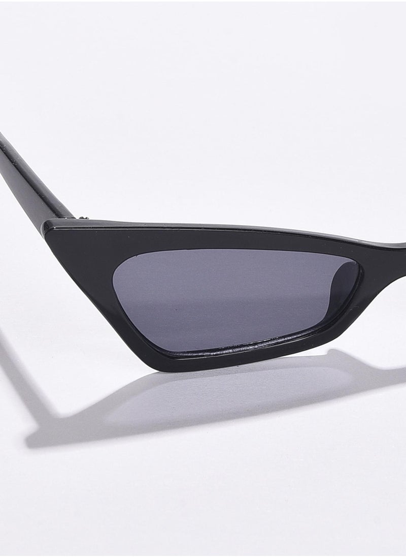 Haute Sauce Black Lens Black Cateye Sunglasses  - Image 3