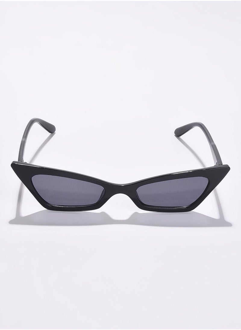 Haute Sauce Black Lens Black Cateye Sunglasses  - Image 1