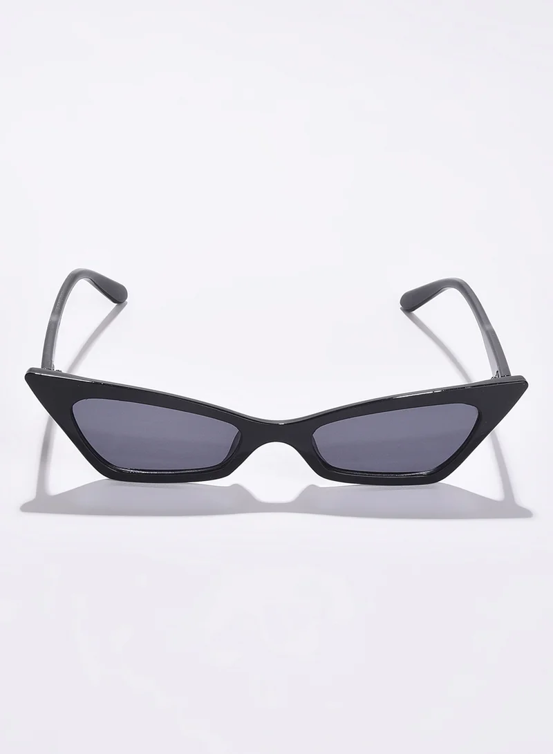 Haute Sauce Black Lens Black Cateye Sunglasses