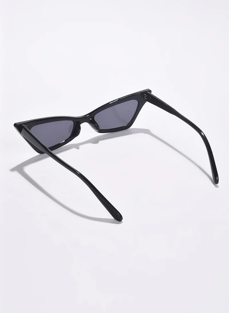 Haute Sauce Black Lens Black Cateye Sunglasses