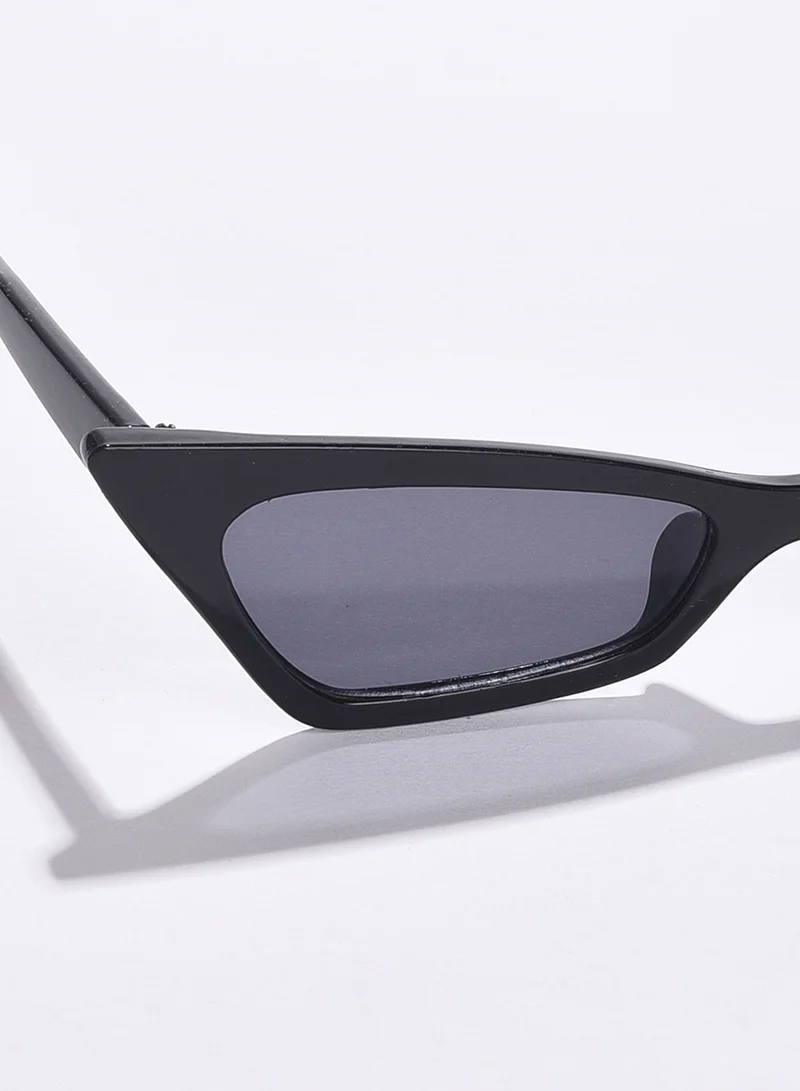 Haute Sauce Black Lens Black Cateye Sunglasses