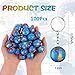 CoscosX 1 Globe Keychains Earth Globe Key Chains 100 Pcs Mini Backpack Hook for TravelersBall Keyring Pendant for BagBelt Loop AccessoryBack to School ItemArts and CraftsEducational ToolParty Favors - Image 4