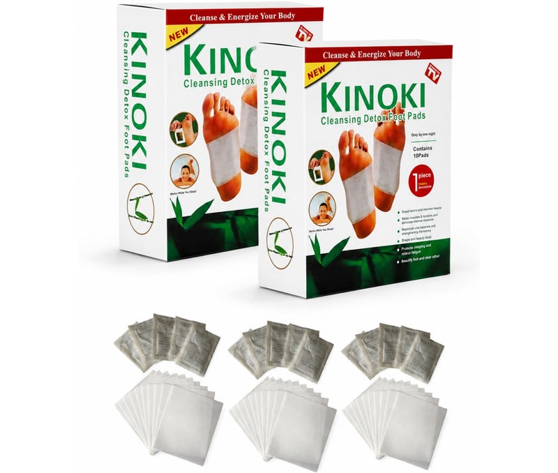 Kinoki 30 pieces of foot cleansing and body detoxifying pads - Image 2