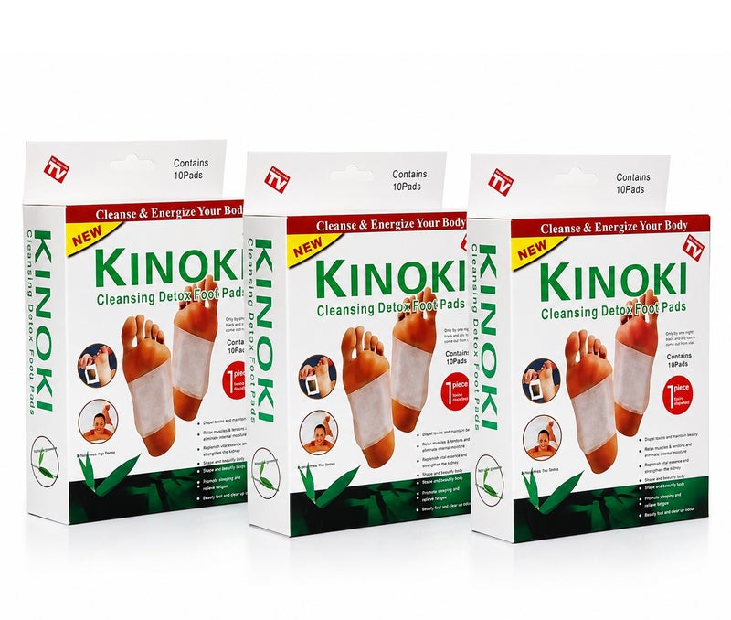 Kinoki 30 pieces of foot cleansing and body detoxifying pads - Image 1