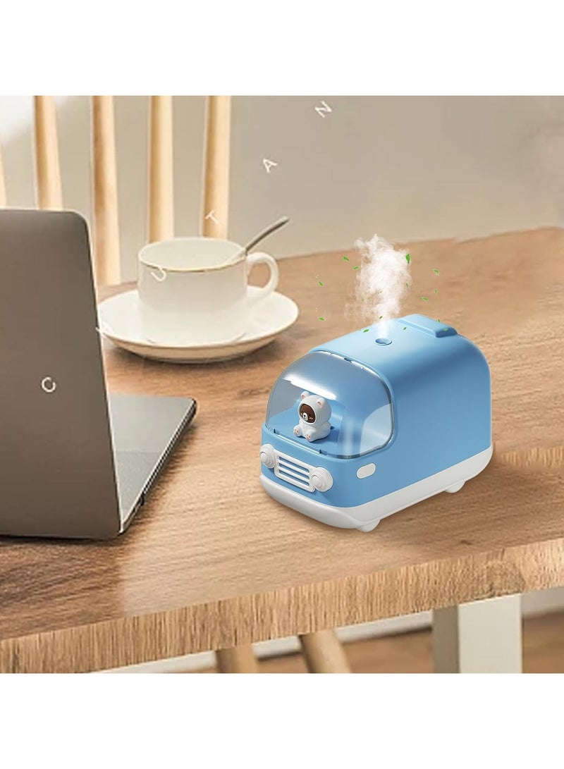 Cool Mist Humidifier | Bear Aroma Diffuser Humidifier - Aromatherapy Fragrant Oil Humidifier Vaporizer, Fragrant Oil Humidifier for Bathroom, Bedroom, Kitchen