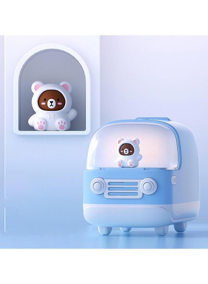 Cool Mist Humidifier | Bear Aroma Diffuser Humidifier - Aromatherapy Fragrant Oil Humidifier Vaporizer, Fragrant Oil Humidifier for Bathroom, Bedroom, Kitchen