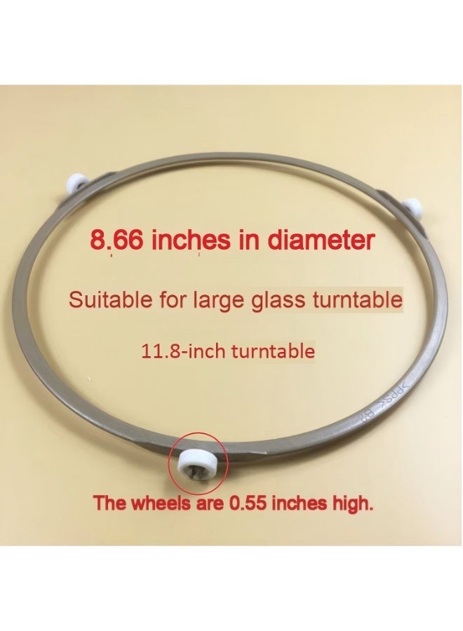 حجم القرص الدوار الميكروويف الحلقة 8.6 بوصة المنصات الدوارة المضادة للانزلاق التدفئة بالتساوي - Image 5