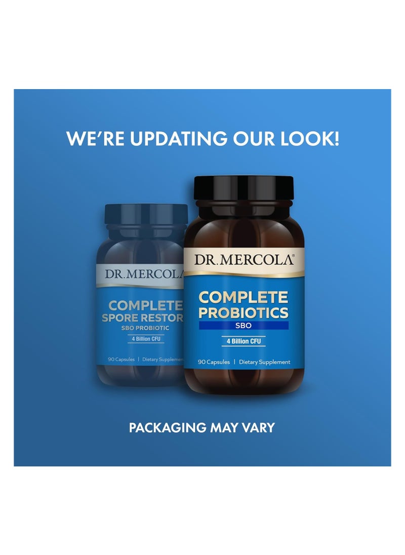 Dr. Mercola - Complete Probiotics Sbo 4 Billion Cfu 90 Capsules Dietary Supplement - Image 1