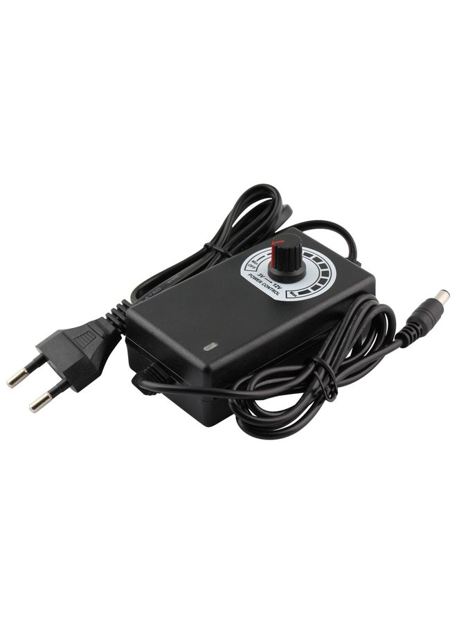 بيوينتي 12V Adjustable Power Supply Adapter AC DC 3V - 12V 2A 24W Universal Charger Voltage Regulator Driver EU Plug - Image 2