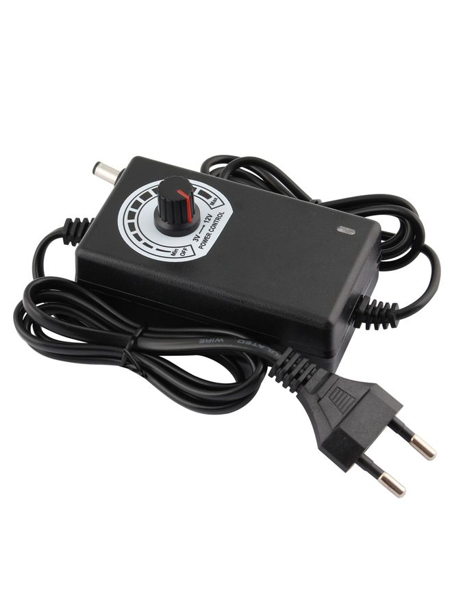 بيوينتي 12V Adjustable Power Supply Adapter AC DC 3V - 12V 2A 24W Universal Charger Voltage Regulator Driver EU Plug - Image 1