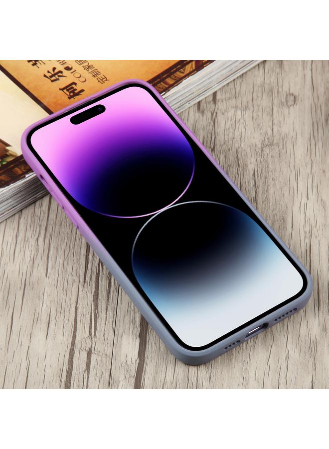 S-TOP Case For iPhone 15 Pro Liquid TPU Silicone Gradient MagSafe Phone Case - Image 3