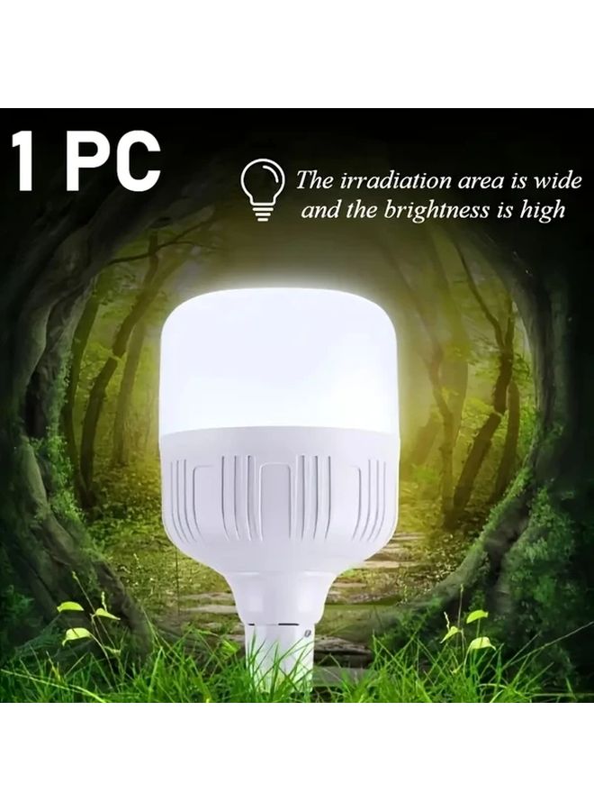 Portable USB Rechargeable LED Bulb White Light Outdoor Spotlight Camping Light - Image 2